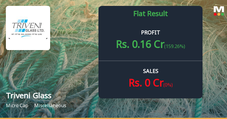 Triveni Glass Q1 FY27: A Rare Profitable Quarter Amid Years of Operational Struggles
