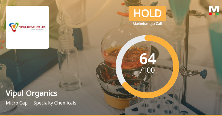 Vipul Organics Ltd Downgraded to Hold Amid Mixed Technical and Valuation Signals