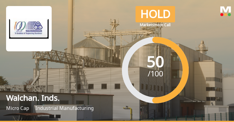 Walchandnagar Industries Upgraded to Hold on Technical and Financial Improvements