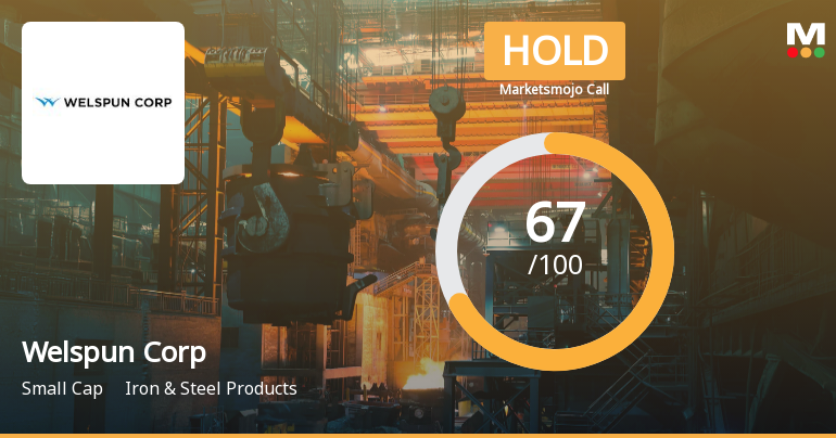 Welspun Corp Ltd. Downgraded to Hold Amid Expensive Valuation and Flat Financial Trend