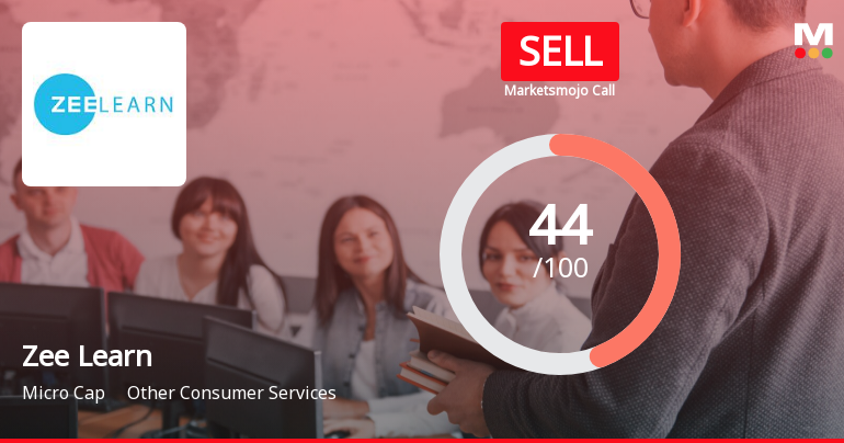 Zee Learn Ltd is Rated Sell by MarketsMOJO