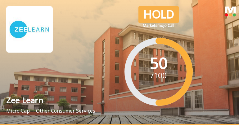 Zee Learn Ltd is Rated Hold by MarketsMOJO