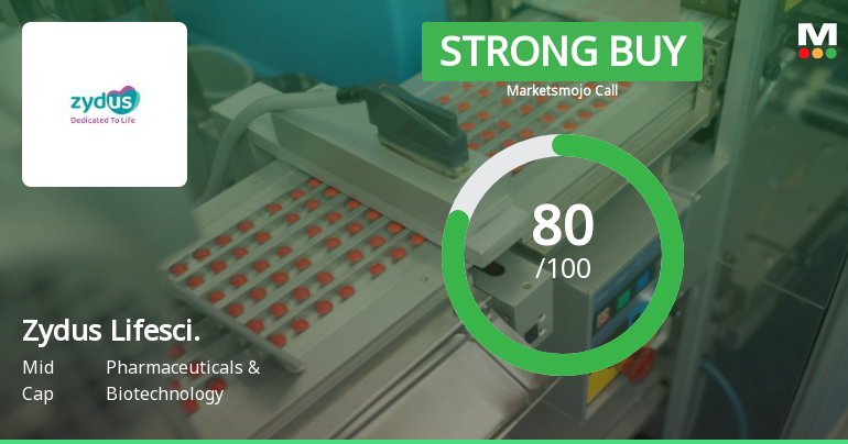 Zydus Lifesciences Ltd Upgraded to Strong Buy on Robust Fundamentals and Technicals