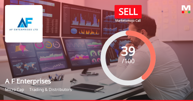 A F Enterprises Ltd Upgraded to Sell on Technical Improvements Despite Lingering Fundamental Concerns