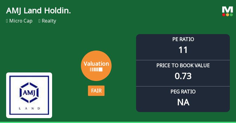 AMJ Land Holdings Ltd Valuation Shifts to Fair Amid Market Challenges