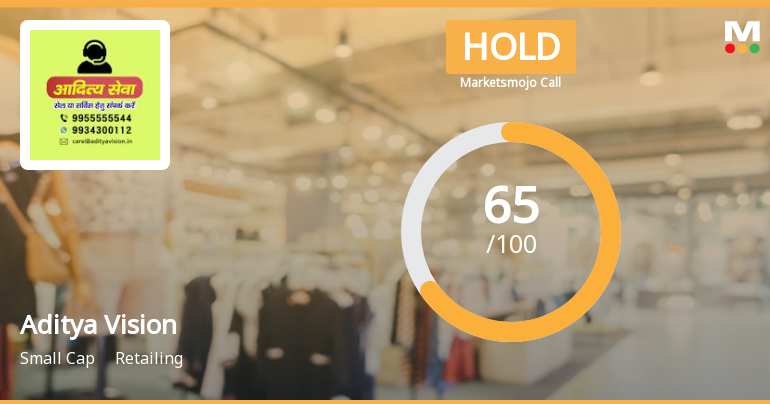 Aditya Vision Ltd is Rated Hold