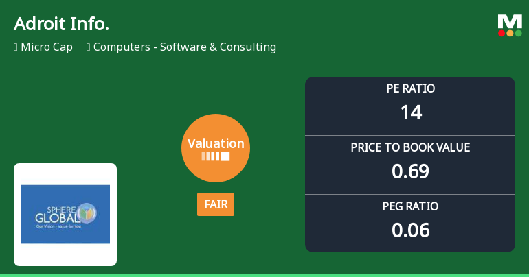 Adroit Infotech Ltd Valuation Shifts Signal Changing Market Perception