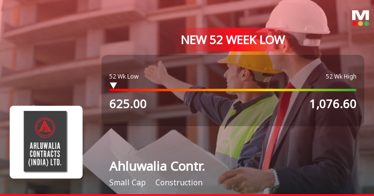 Markets Rally, But Ahluwalia Contracts (India) Ltd Sinks to 52-Week Low in Stock-Specific Sell-Off