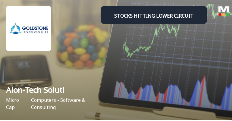 Aion-Tech Solutions Ltd Locks at Lower Circuit With 4.9% Loss — Sellers Queue, No Buyers in Sight