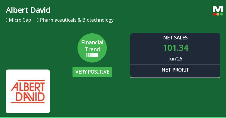 Albert David Ltd Reports Strong Quarterly Turnaround Amid Mixed Long-Term Returns