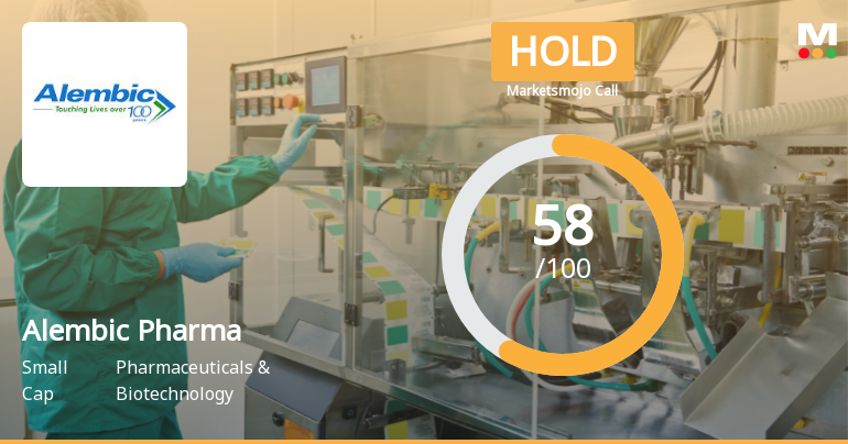 Alembic Pharmaceuticals Ltd. Upgraded to Hold on Technical Improvements and Valuation Appeal