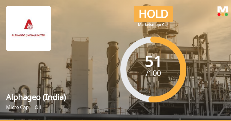 Alphageo (India) Ltd is Rated Hold