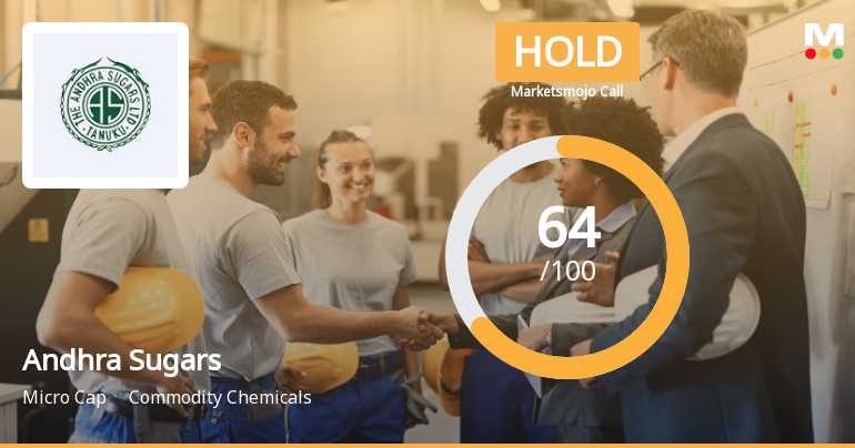Andhra Sugars Ltd is Rated Hold by MarketsMOJO