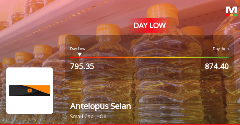 Antelopus Selan Energy Ltd Hits Intraday Low Amid Price Pressure