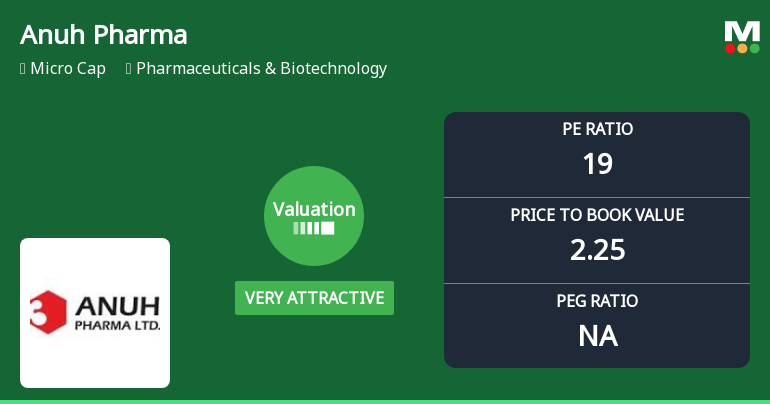 Anuh Pharma Ltd Valuation Shifts Signal Renewed Price Attractiveness Amid Sector Challenges