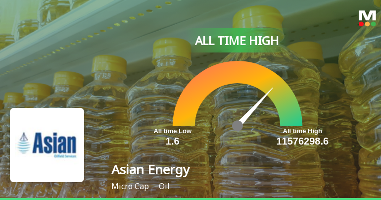 Asian Energy Services Ltd Hits All-Time High of Rs 486.30 as Momentum Builds Across Timeframes