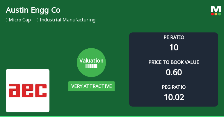 Austin Engineering Company Ltd: Valuation Shifts Signal Renewed Price Attractiveness