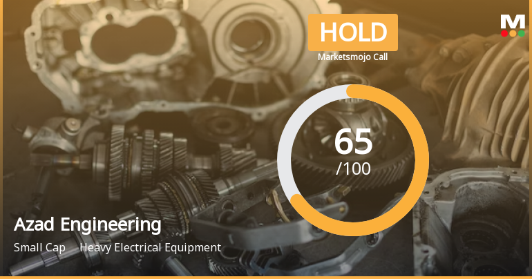 Azad Engineering Ltd is Rated Hold