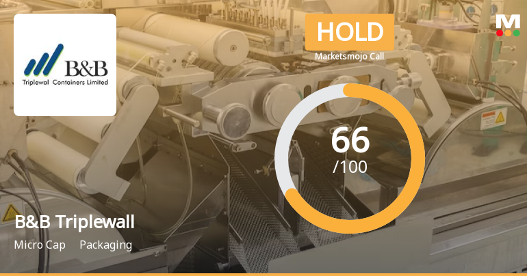 B&B Triplewall Containers Ltd is Rated Hold