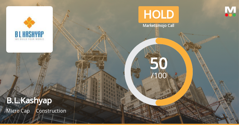 B.L.Kashyap & Sons Ltd Upgraded to Hold as Technicals Improve Amid Mixed Financial Signals