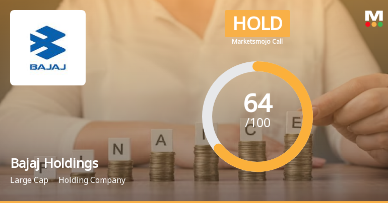Bajaj Holdings & Investment Ltd is Rated Hold by MarketsMOJO