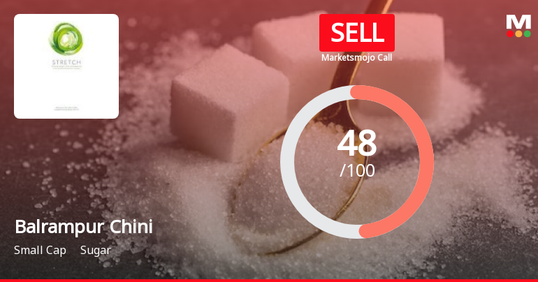 Balrampur Chini Mills Ltd is Rated Sell
