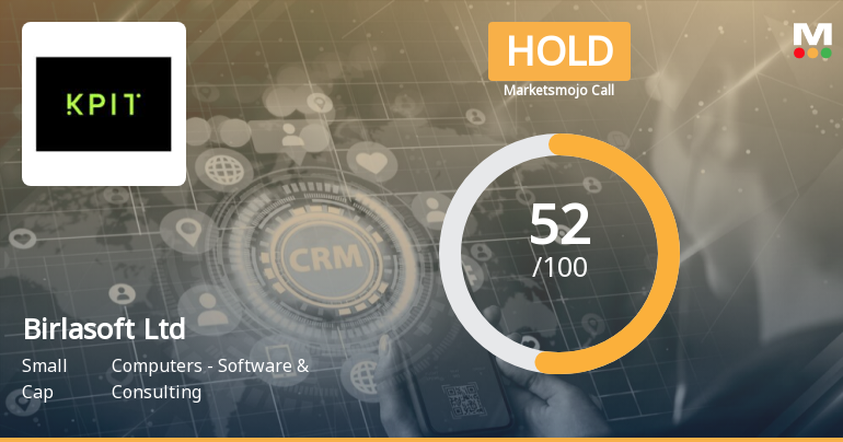 Birlasoft Ltd is Rated Hold by MarketsMOJO