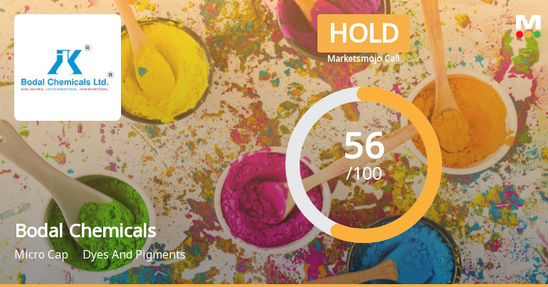 Bodal Chemicals Ltd is Rated Hold by MarketsMOJO