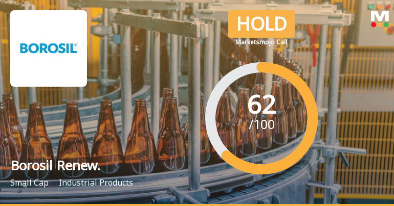 Borosil Renewables Ltd is Rated Hold by MarketsMOJO