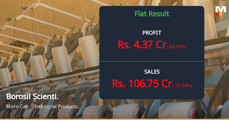 Borosil Scientific Q1 FY27: Profit Plunges 84% Despite Revenue Growth as Margins Compress Sharply