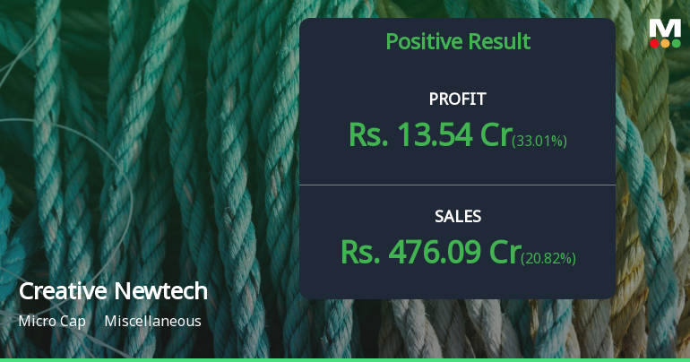 Creative Newtech Q1 FY27: Profit Surge Masks Sequential Slowdown Concerns