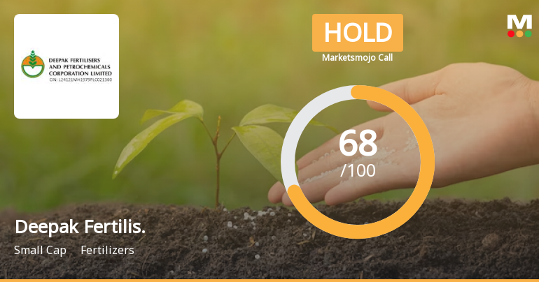 Deepak Fertilisers & Petrochemicals Corp Ltd is Rated Hold