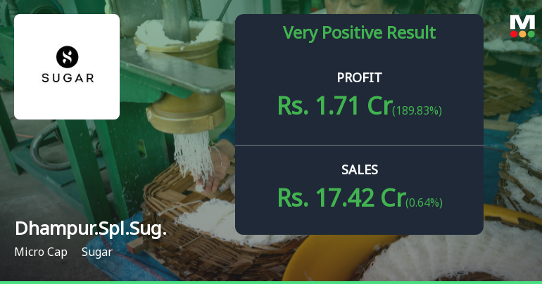 Dhampure Speciality Sugars Q1 FY27: Strong Profit Surge Masks Margin Volatility Concerns