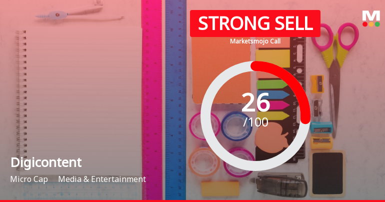 Digicontent Ltd is Rated Strong Sell
