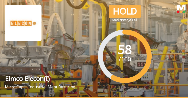 Eimco Elecon (India) Ltd is Rated Hold by MarketsMOJO