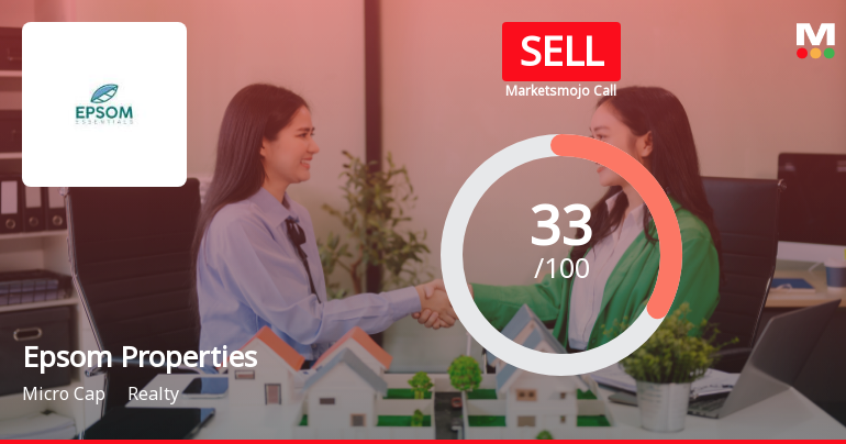 Epsom Properties Ltd Upgraded to Sell on Technical Improvements Despite Weak Fundamentals