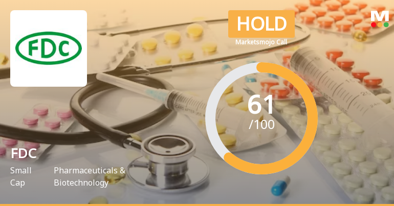 FDC Ltd is Rated Hold by MarketsMOJO