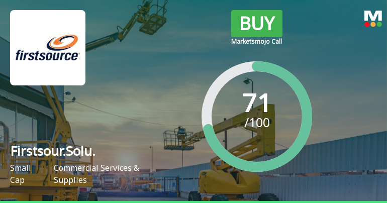 Firstsource Solutions Ltd Upgraded to Buy on Strong Technical and Financial Performance