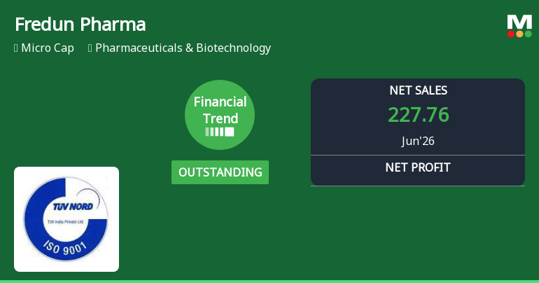 Fredun Pharmaceuticals Ltd Reports Outstanding Quarterly Performance Amid Market Rally