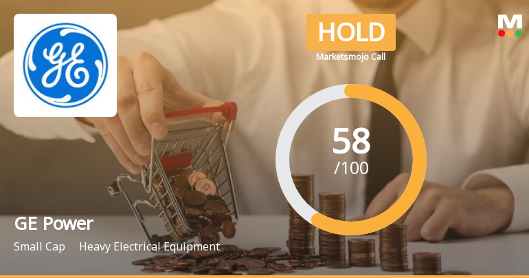 GE Power India Ltd is Rated Hold by MarketsMOJO
