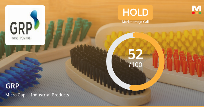 GRP Ltd is Rated Hold by MarketsMOJO