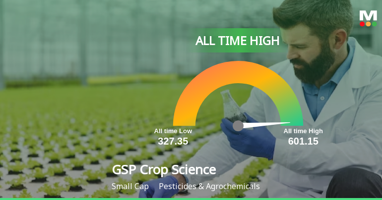 Strong Momentum Meets Stretched Valuations as GSP Crop Science Ltd Reaches All-Time High