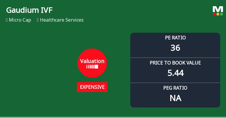 Gaudium IVF and Women Health Ltd: Valuation Shift Signals Price Attractiveness Change