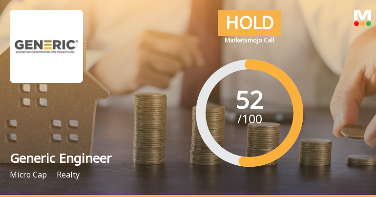 Generic Engineering Construction & Projects Ltd Upgraded to Hold Amid Mixed Financial and Technical Signals