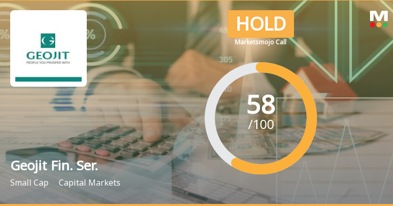 Geojit Financial Services Ltd is Rated Hold