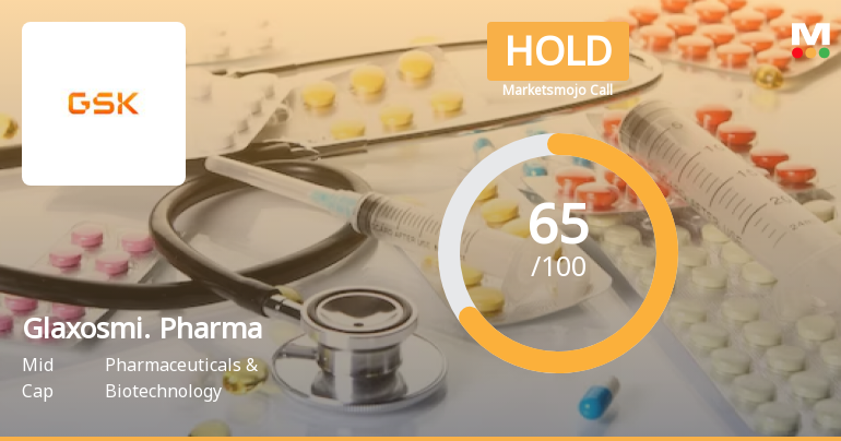 Glaxosmithkline Pharmaceuticals Ltd is Rated Hold