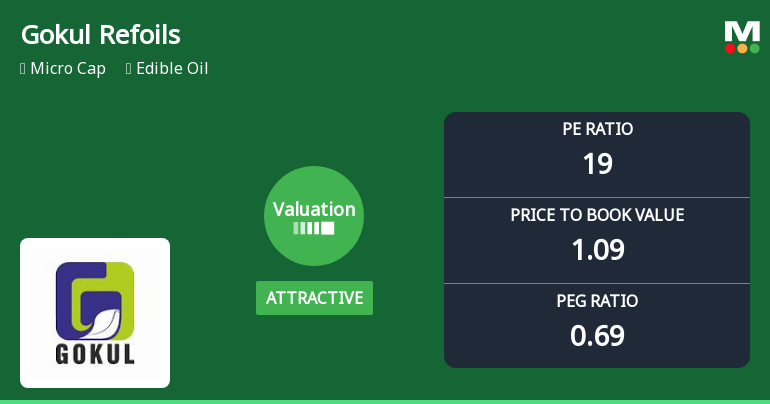 Gokul Refoils and Solvent Ltd: Valuation Shifts Signal Renewed Price Attractiveness