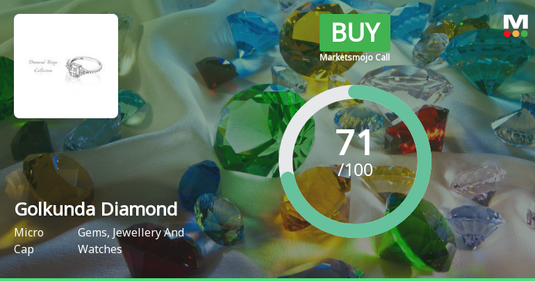 Golkunda Diamonds & Jewellery Ltd Upgraded to Buy on Strong Technical and Financial Performance