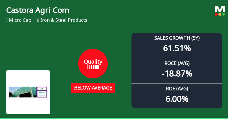 Gopal Iron & Steels Co.(Gujarat) Ltd Quality Grade Downgrade Highlights Fundamental Challenges