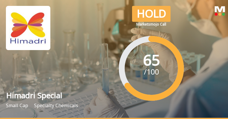 Himadri Speciality Chemical Ltd is Rated Hold